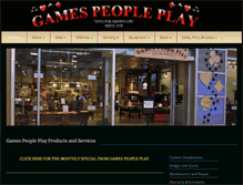 Tablet Screenshot of gamespeopleplayaz.com